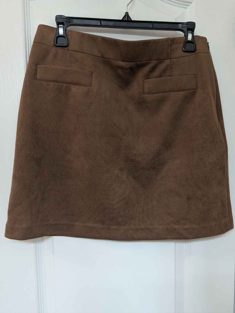 LC Lauren Conrad Faux Suede Mini Skirt - Waukesha Brown - Picture 5 of 11